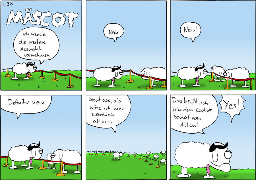 Comic: Allein  Mäscot #98 1