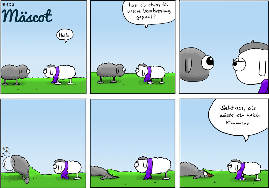 Comic: Schüchtern - Mäscot #103 2