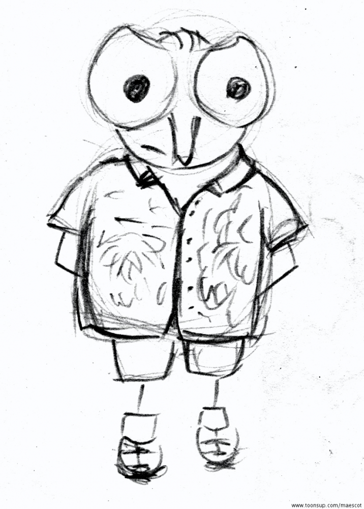 Concept Art / Character Design: Lou-Skizzen 5