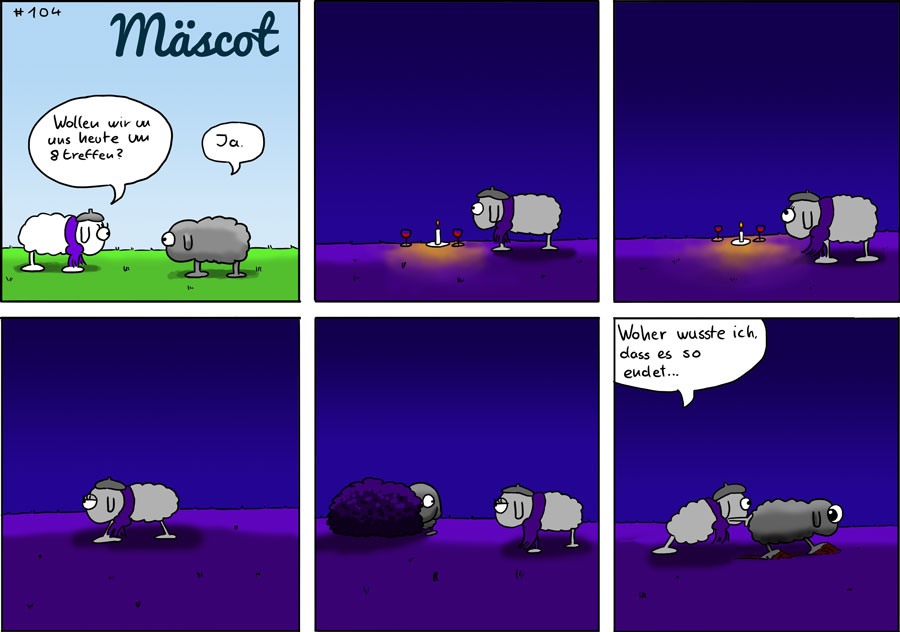 Comic: Verabredung - Mäscot #104 1