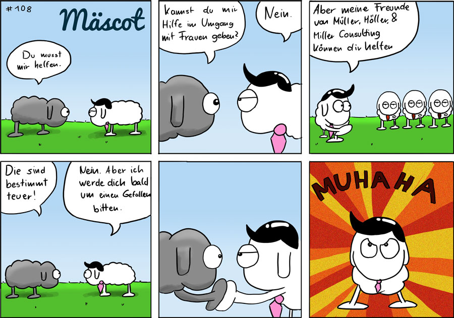 Comic: Gefallen  Mäscot #108 1