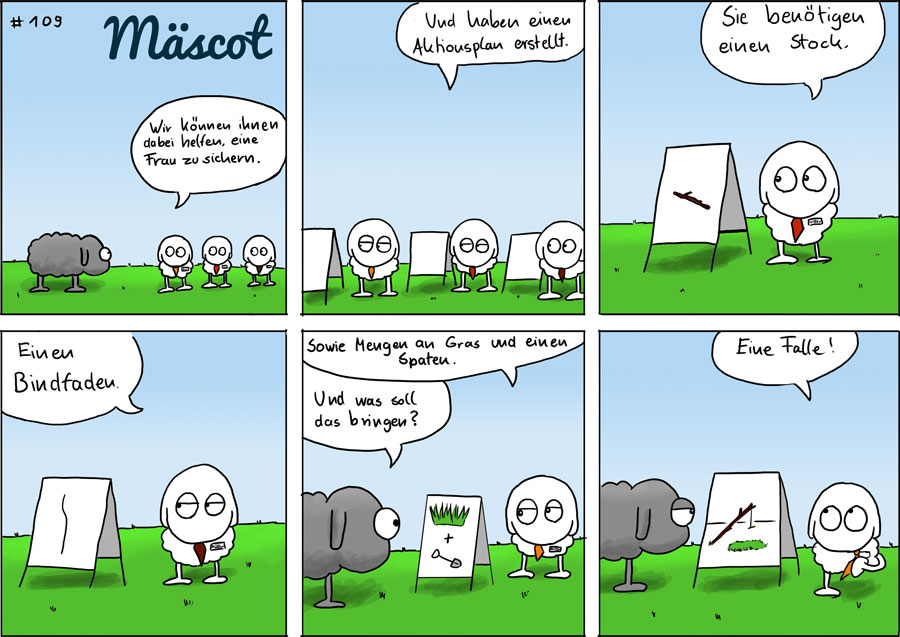 Comic: Beratung  Mäscot #108 1