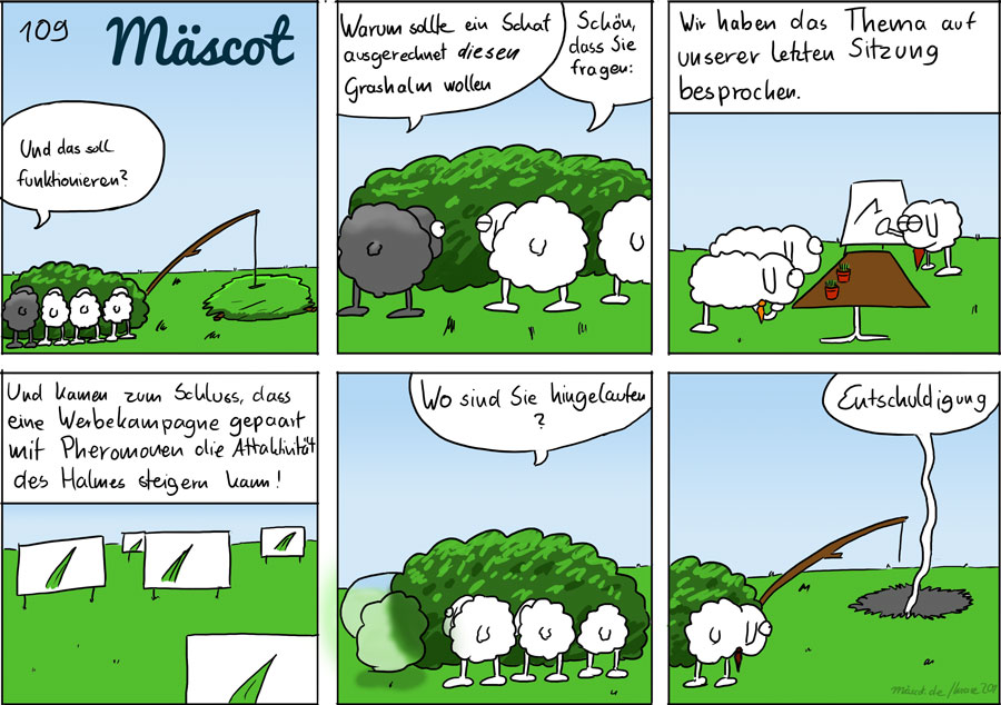 Comic: Grube  Mäscot #110 1