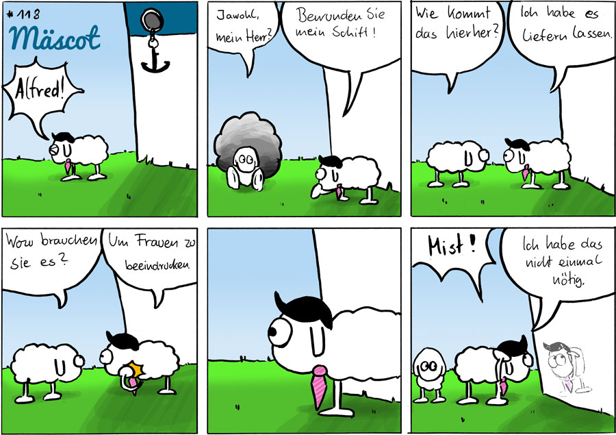 Comic: Boot - Mäscot #118 1