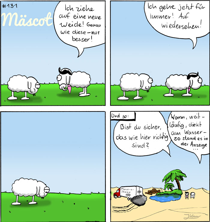 Comic: Umzug - Mäscot #131 1