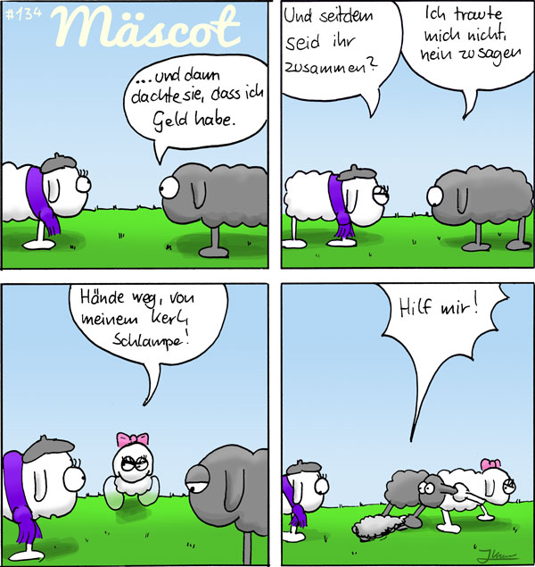 Comic: Schlampe - Mäscot #134 1