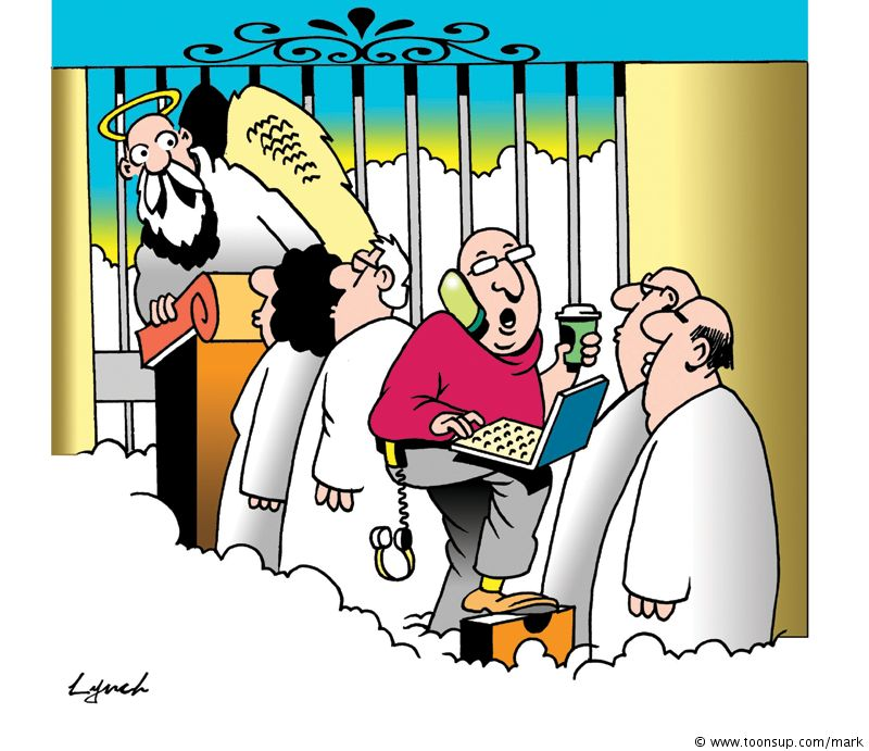 Cartoon: Heaven Can Wait 1