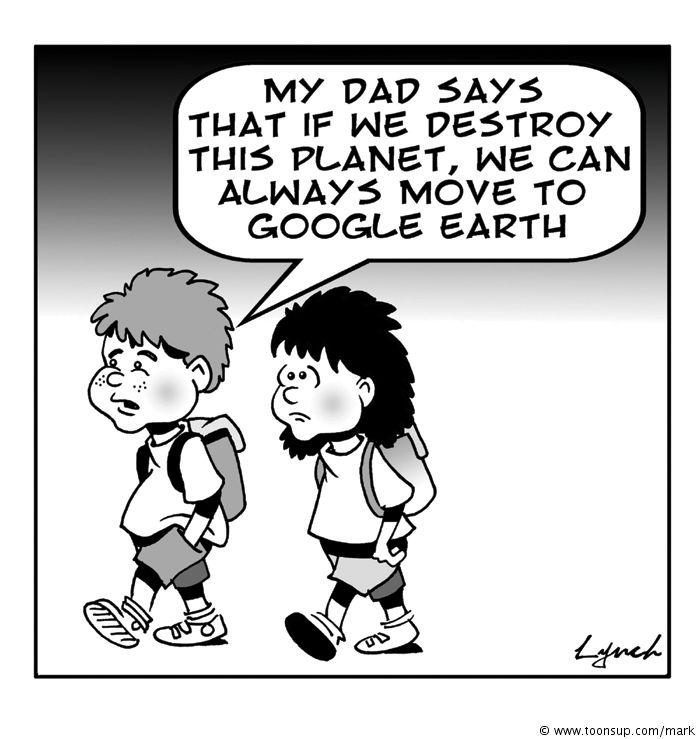 Cartoon: Google Earth 1