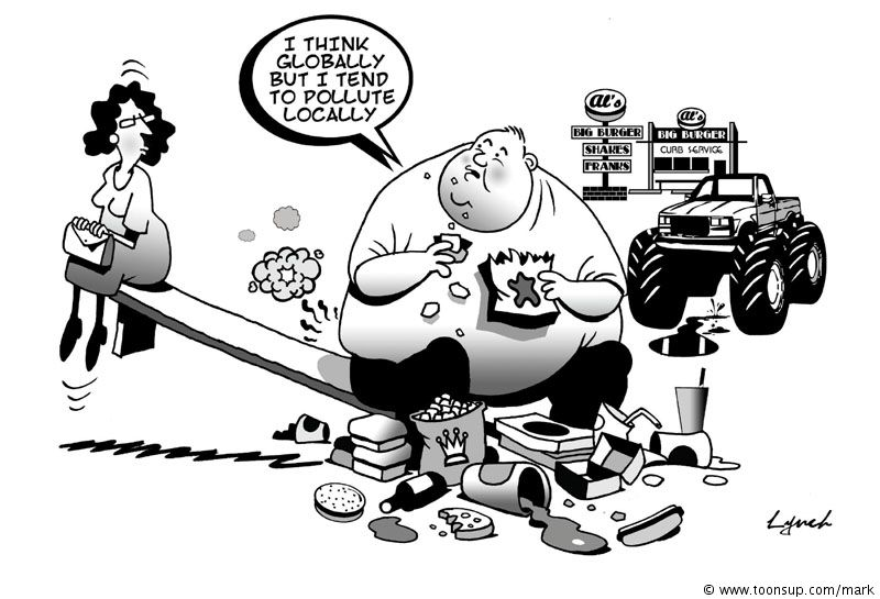 Cartoon: Pollute Locally 1
