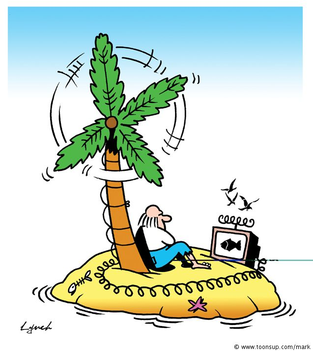 Cartoon: Island TV 1