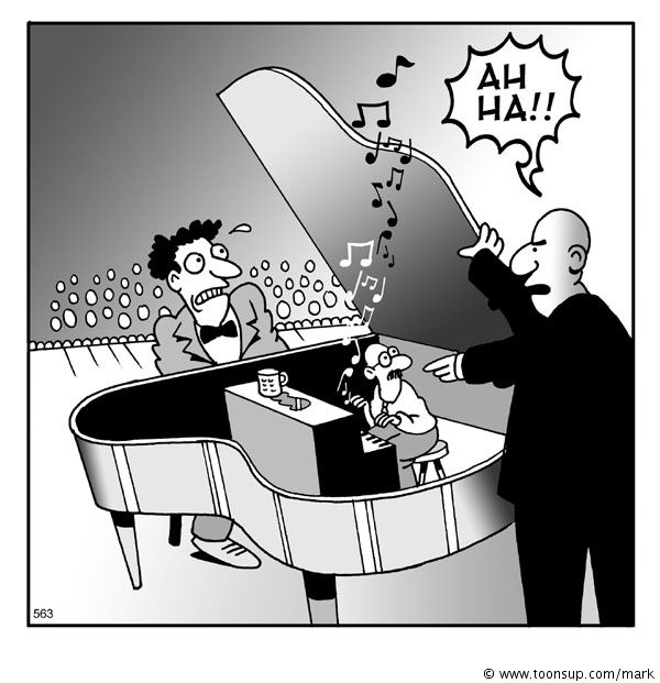Cartoon: Piano 1