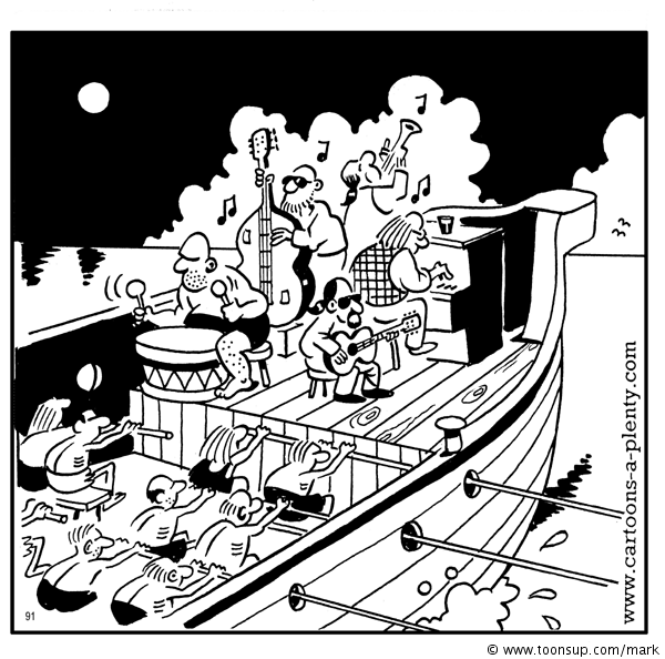 Cartoon: Working 1