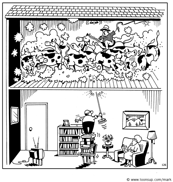 Cartoon: Trouble 1