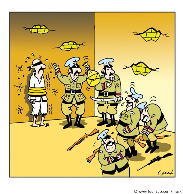 Cartoon: Death Sentence (2 Versions) 1