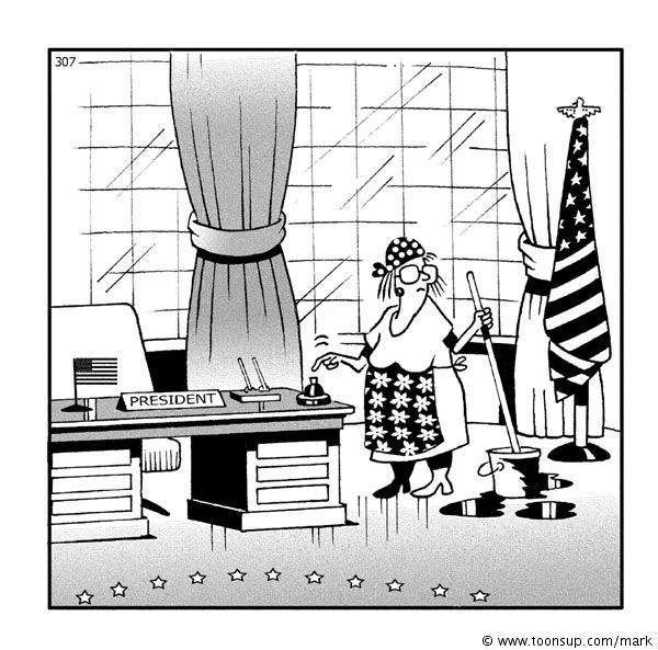 Cartoon: Cleaning Up the Office 1