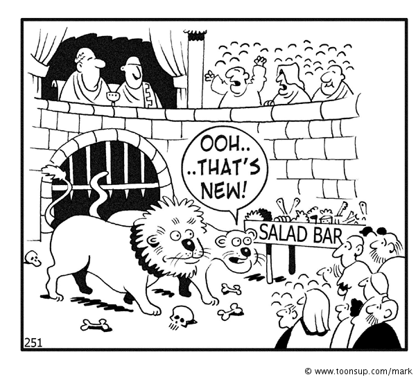 Cartoon: In the Colosseum 1
