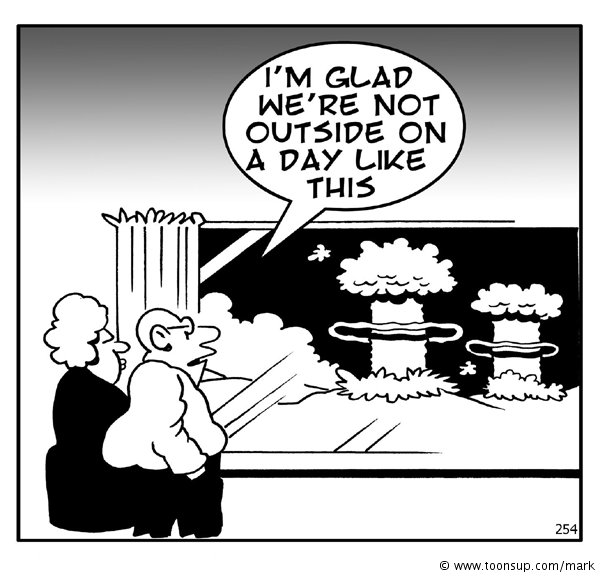 Cartoon: Stay Inside 1