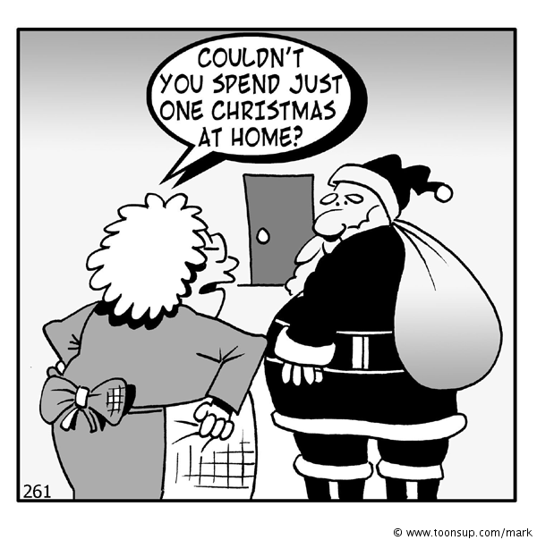 Cartoon: Santa 1