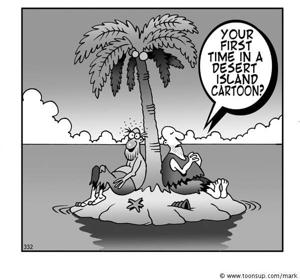 Cartoon: Desert Island 1