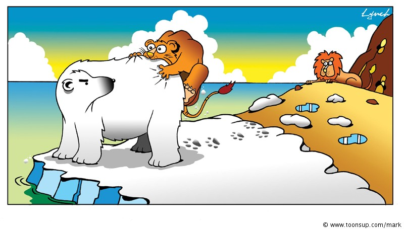 Cartoon: Polar Lions 1