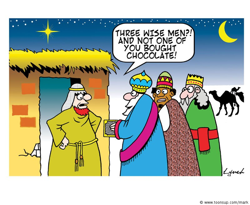 Cartoon: Three Wise Men 1