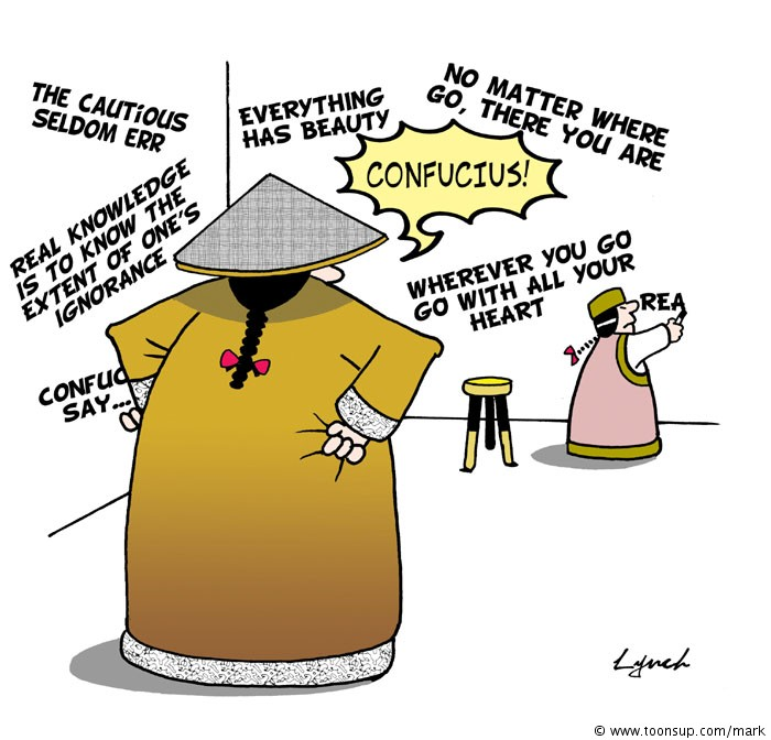 Cartoon: Confucius 1