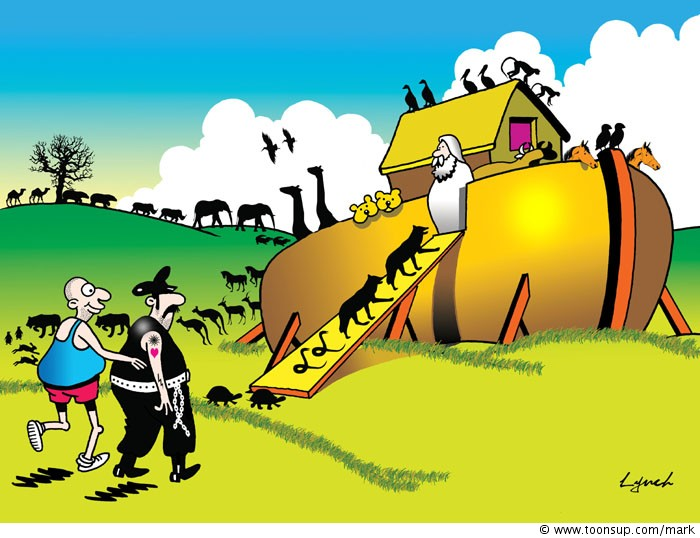 Cartoon: Two of every kind 1