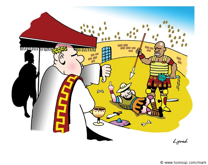 Cartoon: Gladiators 1