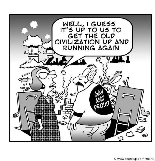 Cartoon: The Last people on Earth 1