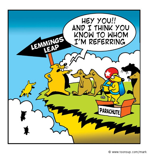Cartoon: Lemmings 1