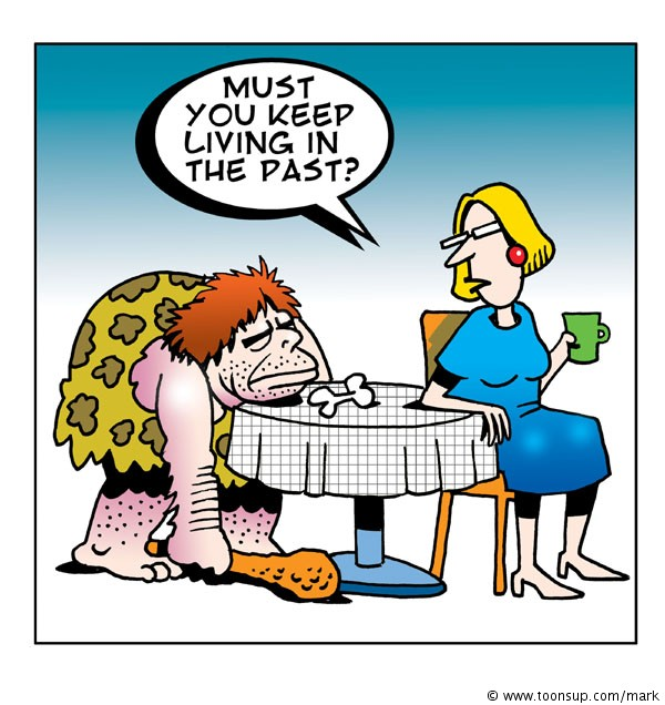 Cartoon: Living in the past 1