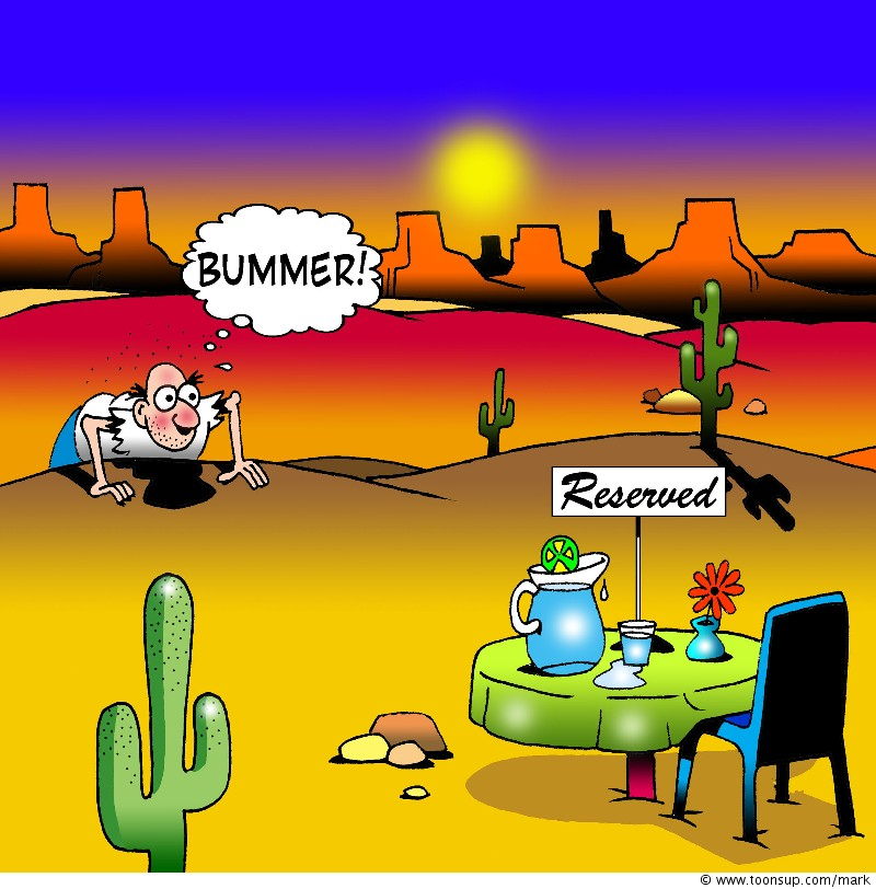Cartoon: Bummer 1