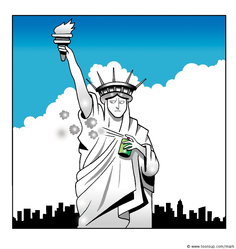 Cartoon: Liberty deodourant 1