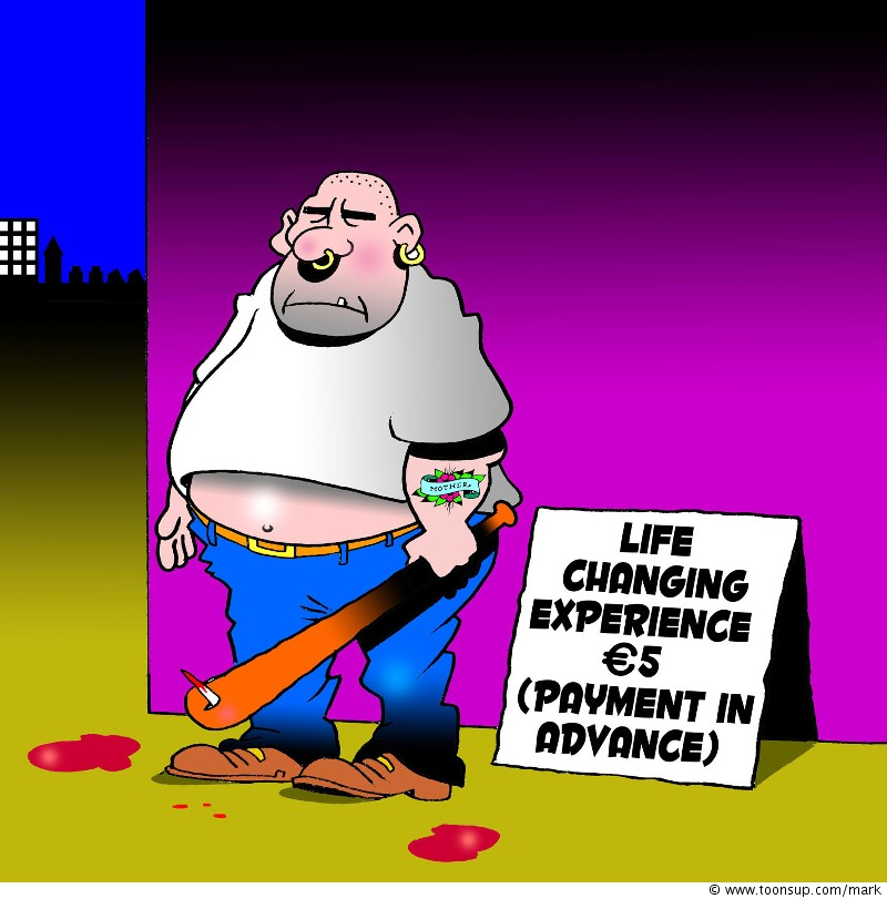 Cartoon: life changing 1