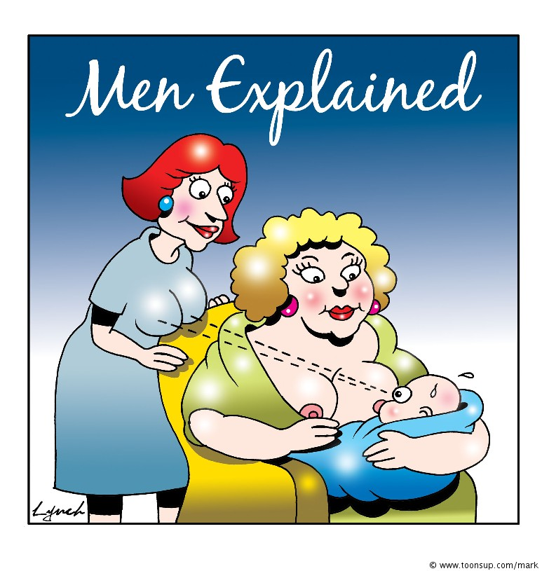 Cartoon: men explained 1