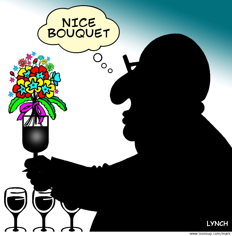 Cartoon: nice bouquet 1