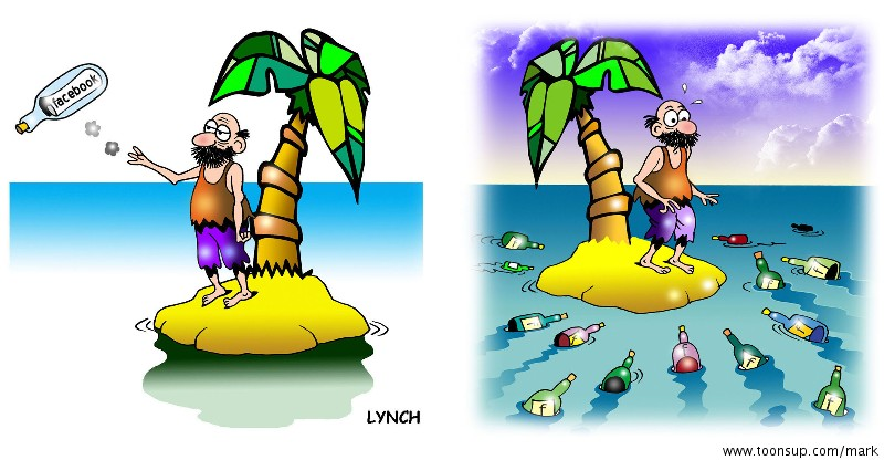 Cartoon: facebook 1