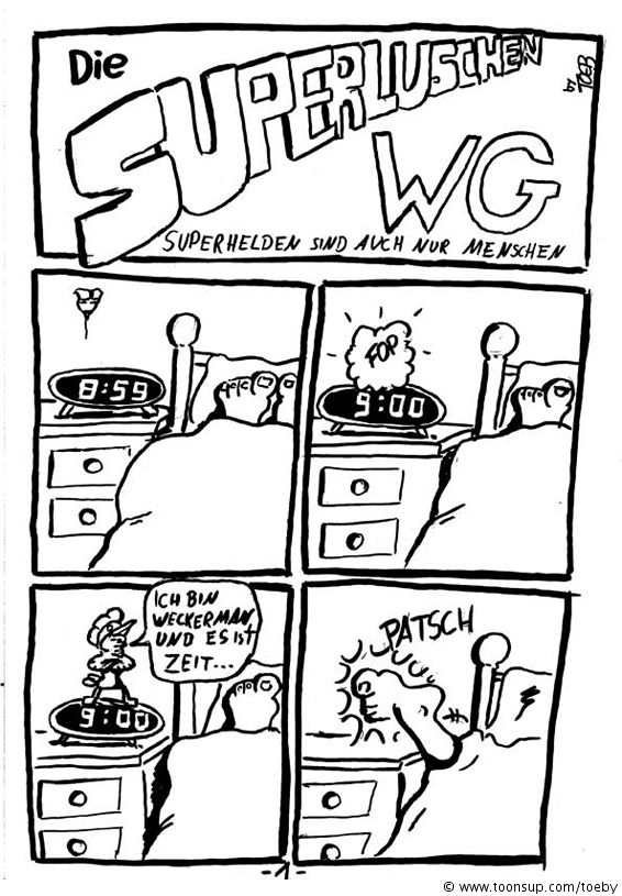 Comic: Die Superluschen-WG 1