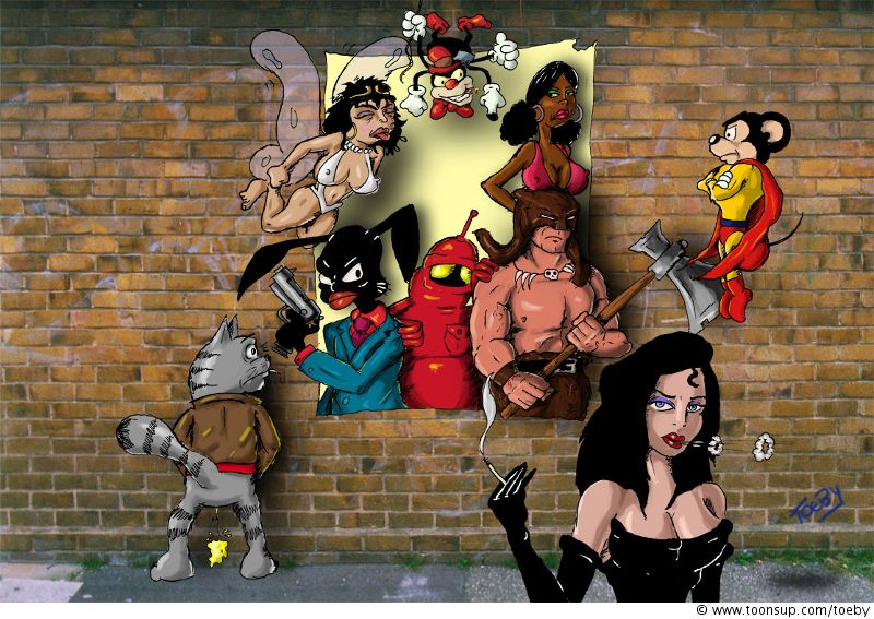 Illustration: Hommage an Ralph Bakshi 1