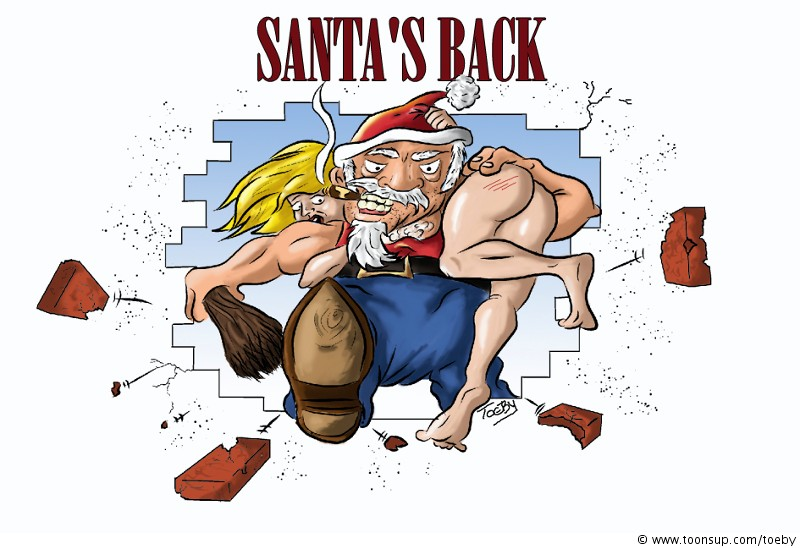 Illustration: Merry X-Mas ToonsUp and friends 1