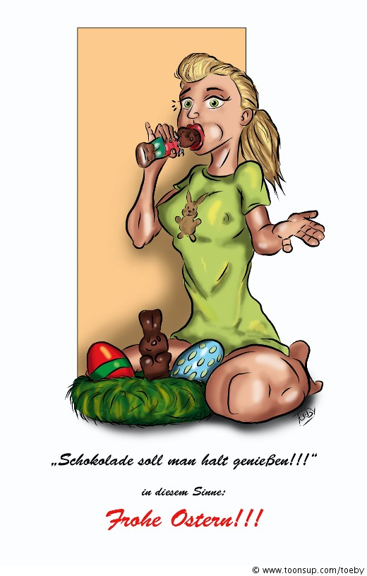 Illustration: Frohe Ostern, ToonsUpper!!! 1