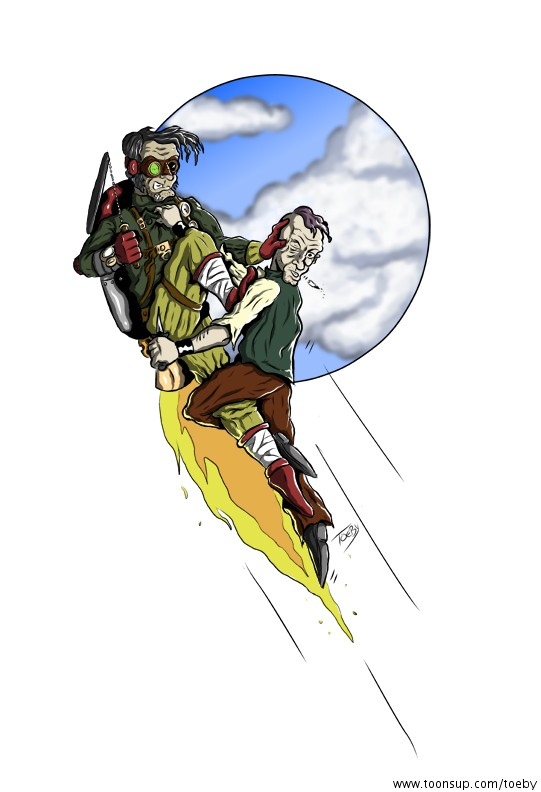 Illustration: Porneaux Fanart - Flight Fight 1