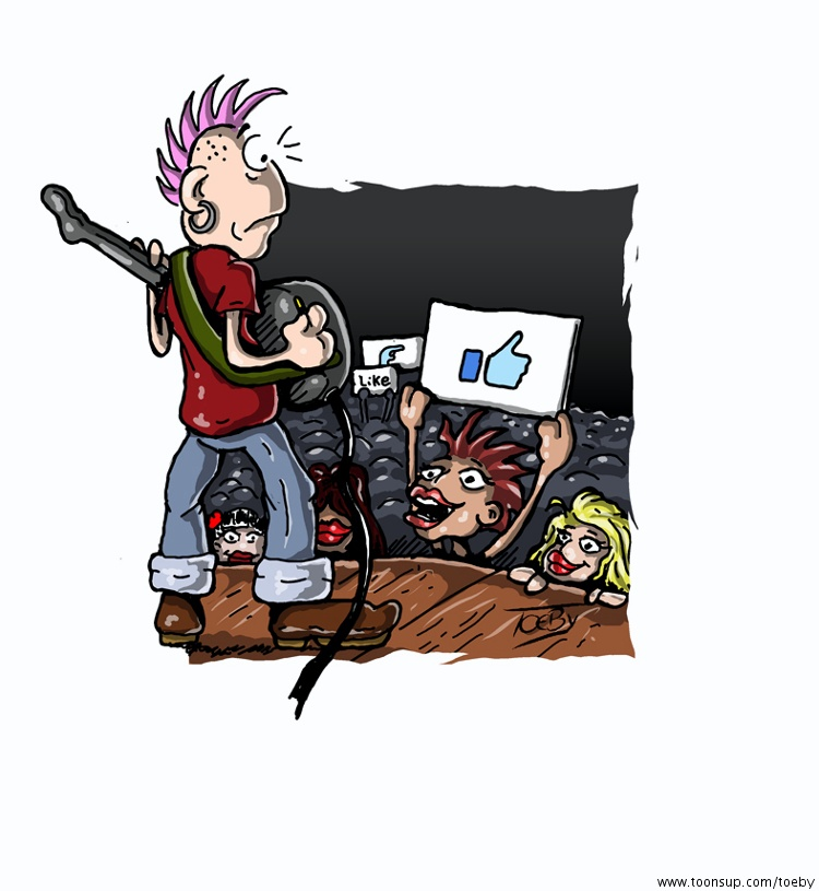 Cartoon: KLADDER-A-DATSCH: Applaus 2.0 1