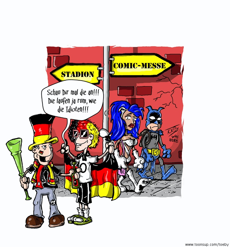 Cartoon: KLADDER-A-DATSCH: Fans 1