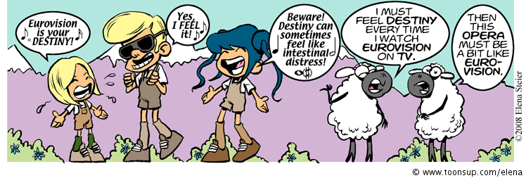 Cartoon: The Goth Scouts Opera continues 1