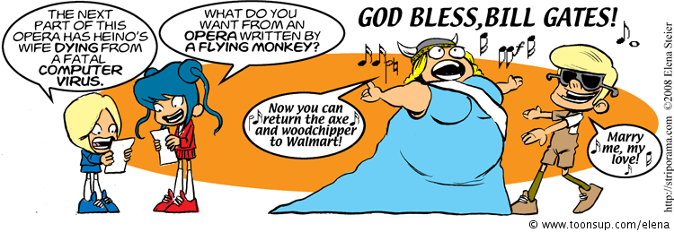Cartoon: The Goth Scout Opera continues 1
