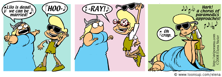 Cartoon: The Goth Scout Opera continues 1