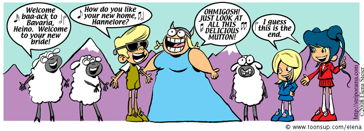 Cartoon: The Goth Scout Opera continues 1