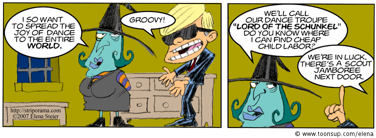 Cartoon: Lord of the Schunkel Goth Scout Sequence 1