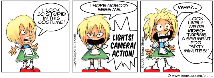 Cartoon: Lord of the Schunkel Goth Scout Sequence 1